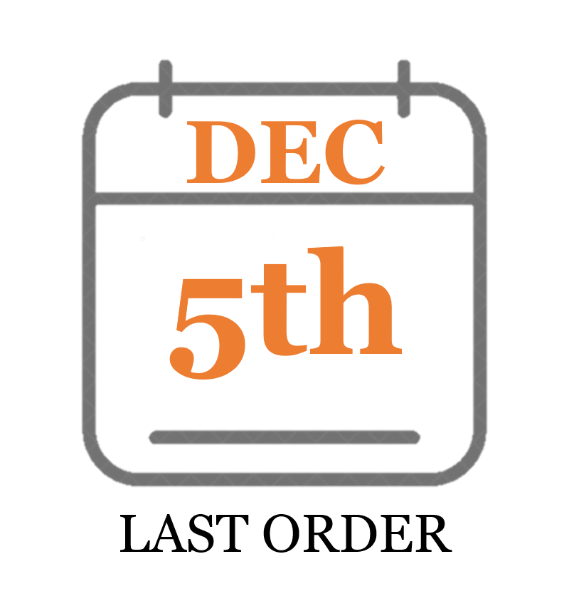 Last Order date is the 5th December 2021